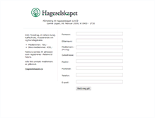 Tablet Screenshot of jubileum.hageselskapet.no
